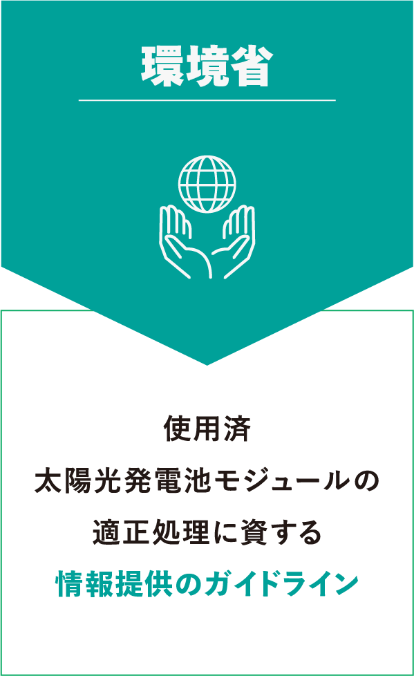 使用済太陽光発電池モジュールの適正処理に資する情報提供のガイドライン